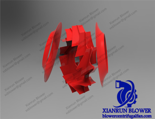 CE сертифицированное коррозионностойкое колесо импеллера для промышленных вентиляторов Аморфные никель-фосфор покрытые центробежные вентиляторы