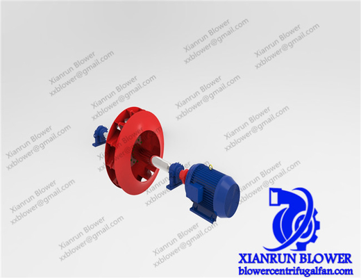 Вентилятор 960-2900rpm двустороннего входа наведенного проекта центробежный для промышленного боилера