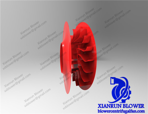 CE сертифицированное коррозионностойкое колесо импеллера для промышленных вентиляторов Аморфные никель-фосфор покрытые центробежные вентиляторы