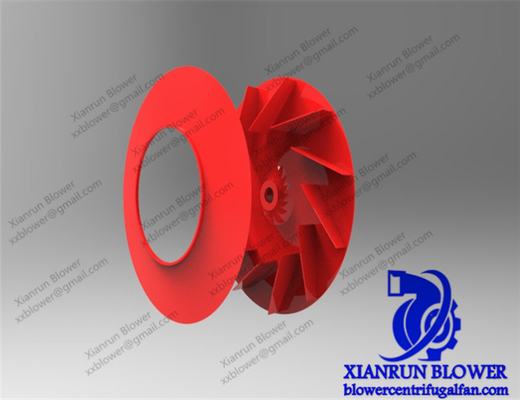 CE сертифицированное коррозионностойкое колесо импеллера для промышленных вентиляторов Аморфные никель-фосфор покрытые центробежные вентиляторы