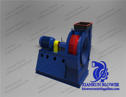 Промышленный центробежный вентилятор с диаметром крыльчатки 90-3500 мм для диапазона температур воздуха 20-1000 градусов Цельсия. Высокотемпературный центробежный вентилятор